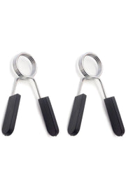 Silver Olympic Spring Collars with Black handles