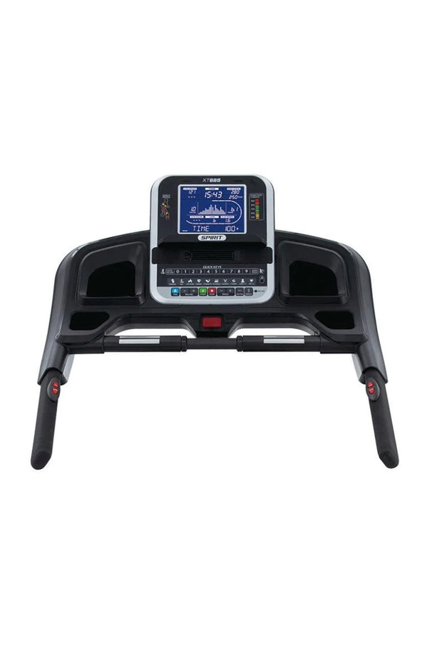 console display on Spirit  SXT685 treadmill