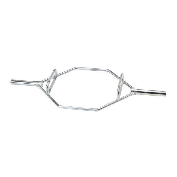 Chrome hex trap barbell